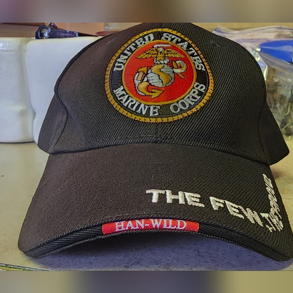 USMC Marine Corps Baseball Hat.  See all pics choose style/color/mes… - Picture 4 of 14